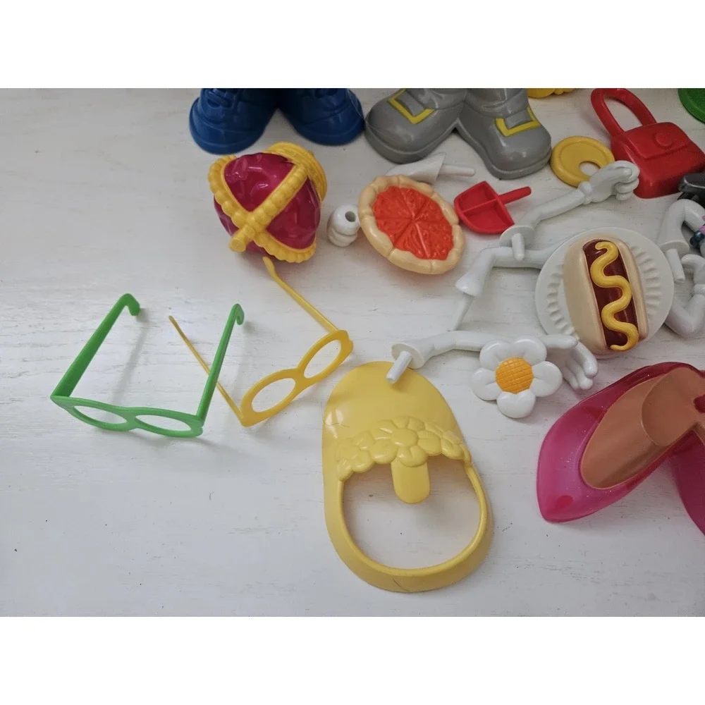 Vintage‎ 1985 Era Hasbro Preschool Mr. Potato Head Lot With Accessories